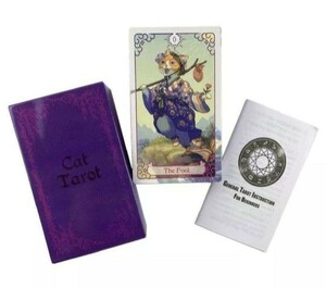 猫のタロットカード CAT TAROT アジアン　猫の雑貨　HANAKO