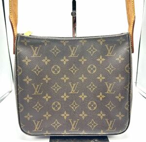 LOUIS VUITTON ルーピングMM モノグラム M51146 ルイヴィトン ブラウン ハンドバック ショルダーバック