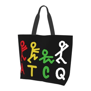 ATCQ トライブコールドクエスト トートバッグ ブラック 90s ヒップホップ