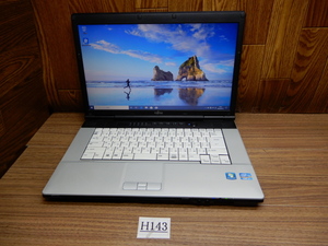 ☆H143☆Core i7搭載★DVDRWマルチ★無線ＬＡＮ★Windows10-64bit★富士通★１５液晶ノートパソコン★LIFE Book E742/F