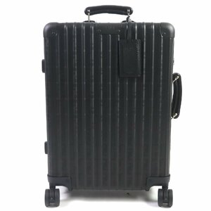 極美品▼RIMOWA リモワ FENDI フェンディ 9729002390 CLASSIC CABIN S クラシック キャビン S ズッカ柄 キャリー スーツケース　ブラック