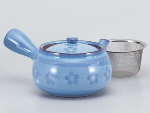 美濃焼！ ☆均窯梅紋急須（かご網付）☆ 57902-611 新品 ポット 土瓶 鉄瓶 やかん 茶器 ギフト