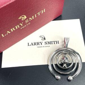 c84 新品【ラリースミス】LARRY SMITH 廃盤 CIRCLE NAJA PENDANT サークル ナジャ スカッシュ ブロッサム シルバー BLOSSOM SILVER 950 箱