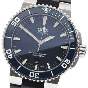 オリス ORIS 7653 アクイス デイト 自動巻き メンズ _863249