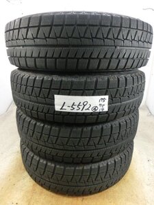 L-5592 溝あり 中古スタッドレス ブリヂストン ICE PARTNER 175/70R14 84Q (4本)