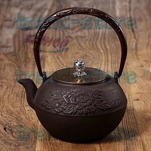 新入荷☆未塗装鉄器 茶道具☆茶壺☆手彫り鉄壺 鉄やかん 鉄分補給