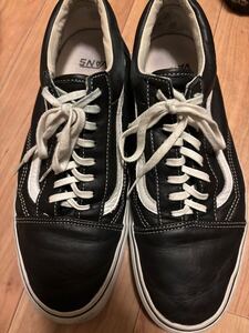 US12(30cm) VANS OLD SKOOL オールドスクール　レザー　vault バンズ