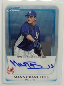 来日外国人 バニュエロス 2011 Bowman Chrome Auto 直筆サイン 楽天