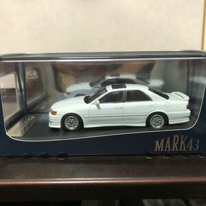 594 未開封 ミニカー MARK43　1/43　トヨタ　チェイサー　ツアラー V（JZX100） スポーツホイール　スーパーホワイトⅡ 模型 完成品