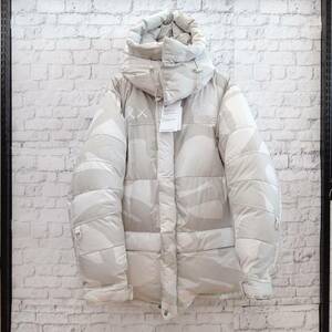 THE NORTH FACE ダウンジャケット KAWS RETRO 1994 HIMALAYAN PARKA MOOLIGHT IVORY ザノースフェイス カウズヒマラヤンパーカーNF0A7WLT S