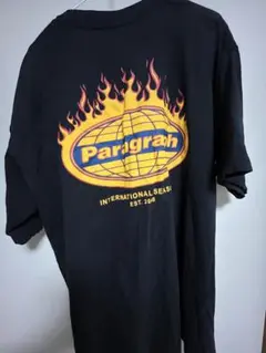 Paragraph Tシャツ ブラック 背面ロゴ