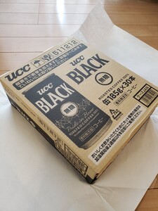 UCC　BLACK無糖缶コーヒー185g×30本(ケース)×2箱★計60本★香料無添加★催事懇談会PTA現場ゼリーティラミスお菓子作り上島珈琲株式会社