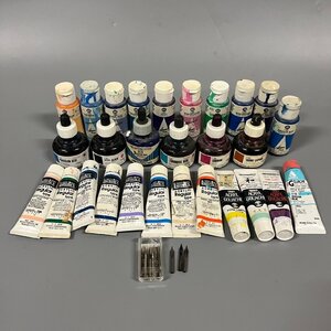 画材 インク 絵の具 Gペン 41点セット ホルベイン Liquitex ZEBRA 他　120509w/T5（60）