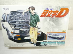 BBB57 アオシマ　1/24 藤原拓海 AE86スプリンター トレノ(初期仕様) 「頭文字Dシリーズ」 キッズランド限定 [037836]