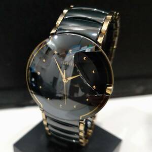 1円～ 現状 稼働品 難あり RADO ラドー DIASTAR ダイヤスター 129.0300.3 ceramic セラミック mens メンズ 腕時計 watch 時計 QZ クォーツ