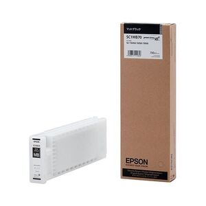 【新品】（まとめ） エプソン EPSON インクカートリッジ マットブラック 700ml SC1MB70 1個 〔×3セット〕