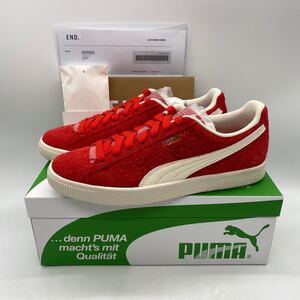 【27.5cm】新品 END. PUMA CLYDE OG RED 50TH ANNIVERSARY エンド プーマ クライド レッド 50周年 300足限定 海外限定 (3923002-02) 4286