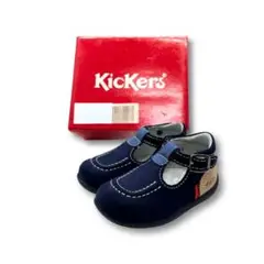 Kickers 13cm キッズシューズ　靴　ネイビー　箱あり