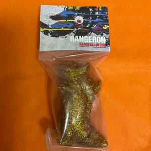 新品　未開封　RANGERON RANGERSxBYRON ランジロン　バイロン 山椒魚怪獣フィギュア　shoko nakazawa ナカザワショーコ　T9G ゴールドラメ