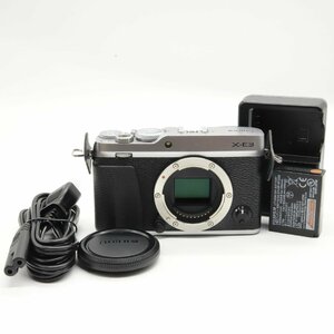 【良品】富士フイルム(FUJIFILM) ミラーレス一眼カメラ X-E3シルバー X-E3-S