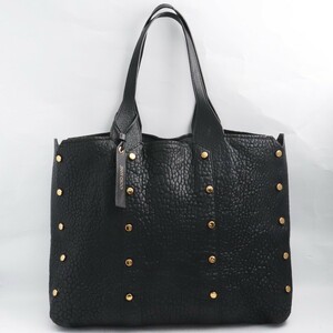 JIMMY CHOO ロケットショッパー トートバッグ 丸スタッズ付き ブラック YO23 ジミーチュウ バック 鞄 カバン バック tote bag