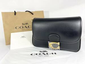 6454　【新品未使用】　COACH　ソフトタビー　ショルダーバッグ　コーチ　ブラック/黒