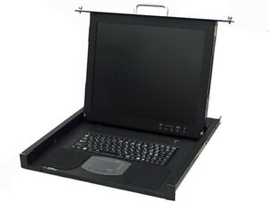 ■○ FUJITSU RC25/PY-R1DP1 17インチ ラック・コンソールディスプレイ 省スペースの日本語キーボード 動作確認済