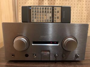 KENWOOD プリメインアンプ A-1001 専用リモコン付属 音出し確認済み