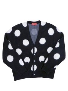 シュプリーム ブラッシュドポルカドットカーディガン サイズS SUPREME Brushed Polka Dot Cardigan 中古品[C128U277]