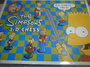 シンプソンズ 3-D チェス The Simpsons 3-D Chess Set ボードゲーム 中古