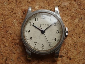 1930S LONGINES cal.12.68Z出車センターセコンド化 SS case ロンジン 手巻 アンティーク ヴィンテージ