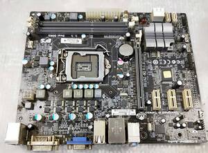 【中古パーツ】BIOS確認のみ、H61H2-M5 V:1.0 マザーボード ＩＯパネル LGA1155 ■MB2050