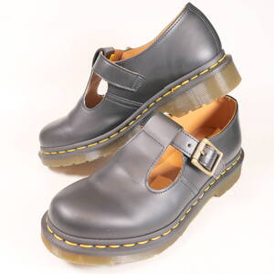 未使用品★Dr.Martens ドクターマーチン レディース メリージェーン POLLEY Tバーシューズ AW006 CK08U JP-24.0cm/UK-5