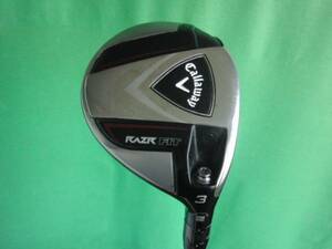 キャロウェイ　RAZR　FIT　フェアウェイ　FW3　FUBUKI　フブキ　k60　フレックス S 【Callaway】 ★中古★