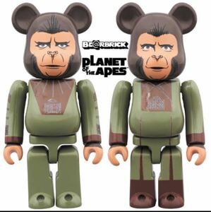 新品 BE@RBRICK 100% 猿の惑星 PLANET OF THE APES コーネリアス ＆ ジーラ CORNELIUS & ZILA ベアブリック BE@RBRICK 2PACK 2体セット