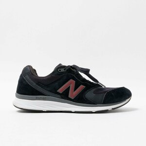 【1円スタート】 New Balance ニューバランス メンズ MW880NV4 880 ウォーキング ブラック メッシュ スエード スニーカー US10 28cm