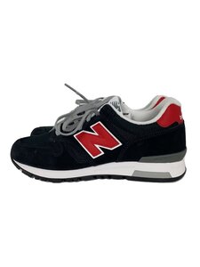 NEW BALANCE◆ローカットスニーカー/25.5cm/ブラック/ML565BR1