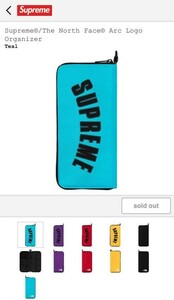 新品 未開封 全タグ付き SS19 Supreme The North Face Arc Logo Organizer シュプリーム ザ ノース フェイス アーク ロゴ オーガナイザー