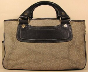 CELINE,ブギーバック,スウェード,茶,中古