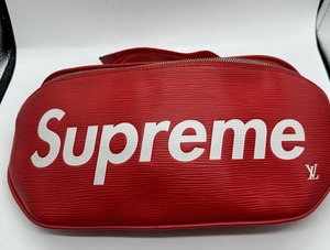 LOUIS VUITTON 17aw SUPREME EPI BUM BAG シュプリーム ルイヴィトン エピバムバッグ ウエストボディバッグ M53418