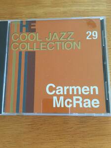 CD　COOL JAZZ COLLECTION　２９　　Carmen　McRae　　カーメン・マクレエ