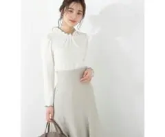 ♡新品　タグ付き　プロポーション♡EDITCOLOGNE♡エクリュ　生成り色　M