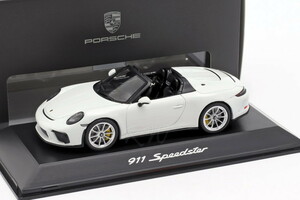 スパーク 1/43 ポルシェ 911 (991 ll) スピードスター ホワイト Porsche 911 (991 II) Speedster 2019 white