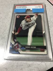 [PSA 10 GEM MT 鑑定済] 大谷翔平 MLB ルーキーカード RC Bowman 2018 #49 ベースカード 投手ver. リアル二刀流 2024 ワールドシリーズ制覇