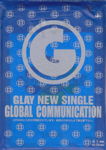 GLAY NEW SINGLE GLOBAL COMMUNICATION / PASSとハガキ/未開封!!