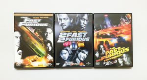 ★ワイルドスピード DVD 3本セット THE Fast AND THE FURIOUS ワイスピ ドム ブライアン R34 GT-R 80スープラ S2000 FD3S ヴェイルサイド 