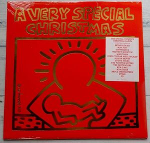 A VERY SPECIAL CHRISTMAS ★クリスマス・エイド USA Orig LP DMM刻印 キース・ヘリング Keith Haring Madonna RUN-D.M.C Stevie Nicks 