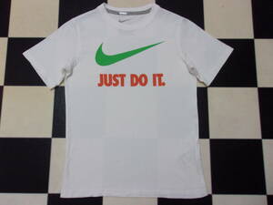 NIKE Tシャツ kids S 140/68 ナイキ JUST DO IT スウォッシュロゴ トップス キッズお子様子供用子供服スポーツストリート系ファッション