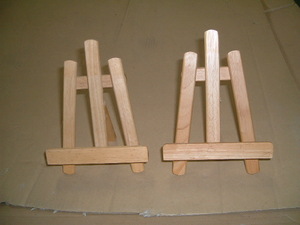 木製フォトスタンド（2個セット）