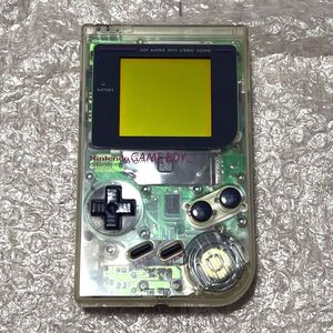 〈準美品・動作確認済み〉GB 初代 ゲームボーイ ブロス 本体 DMG-01 スケルトン GAMEBOY bros. クリア 透明